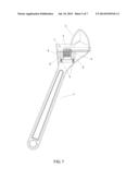 RAPID ADJUSTABLE WRENCH diagram and image