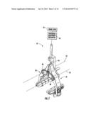 BRAKE HAVING CUSTOM KINEMATICS AND WIDE RANGE ADJUSTABILITY FOR WIDE AND     NARROW RIMS diagram and image