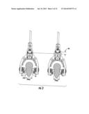 BRAKE HAVING CUSTOM KINEMATICS AND WIDE RANGE ADJUSTABILITY FOR WIDE AND     NARROW RIMS diagram and image