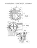 Liquid filter having a drainage valve diagram and image