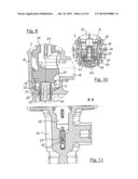 Liquid filter having a drainage valve diagram and image