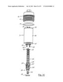 Liquid filter having a drainage valve diagram and image