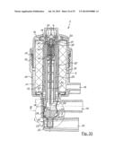 Liquid filter having a drainage valve diagram and image