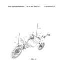 RECUMBENT TRIKE LIFT AND STORAGE MECHANISM diagram and image