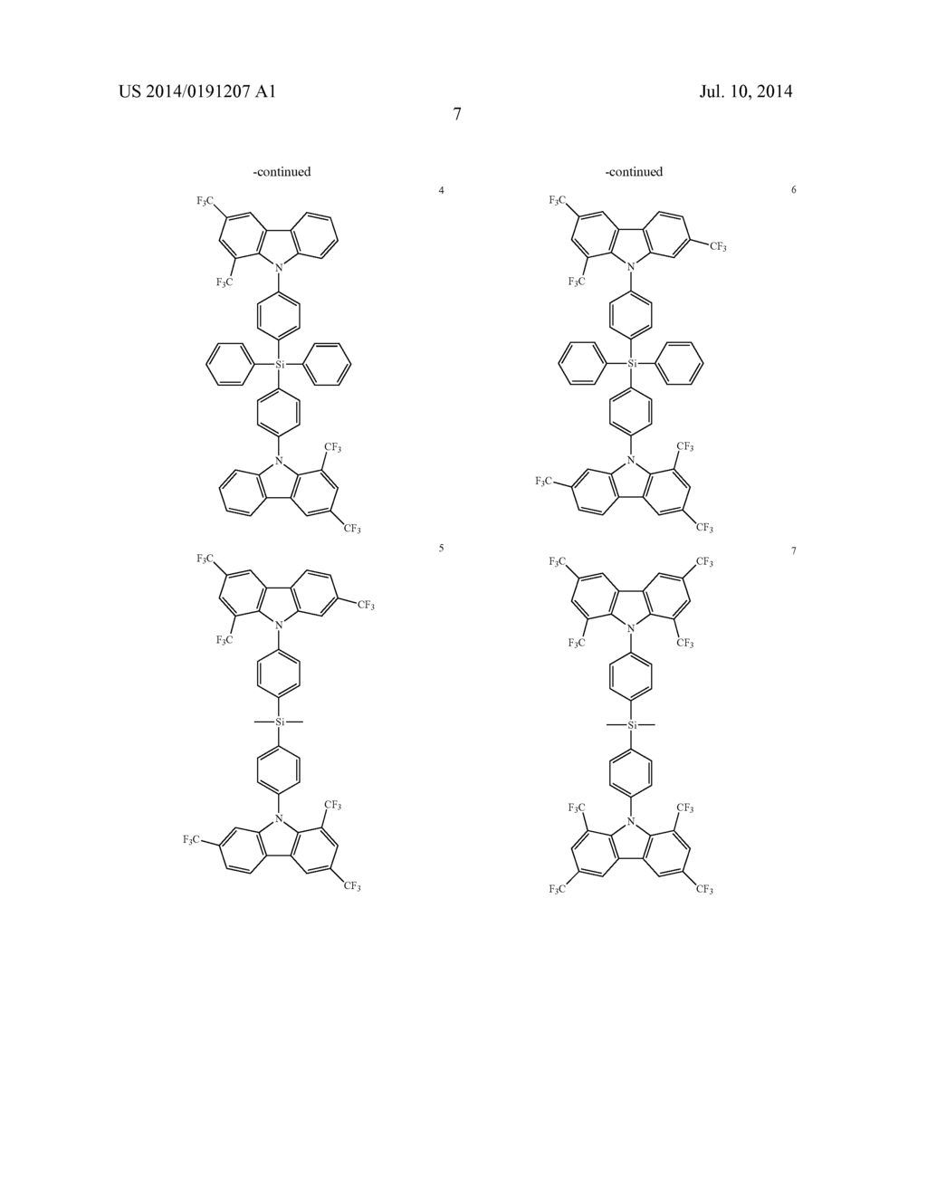 SILICON-BASED COMPOUND AND ORGANIC LIGHT EMITTING DIODE COMPRISING THE     SAME - diagram, schematic, and image 13