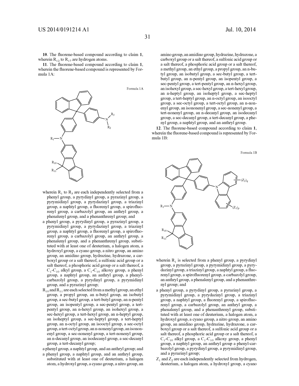 FLUORENE-BASED COMPOUND AND ORGANIC LIGHT-EMITTING DEVICE INCLUDING THE     SAME - diagram, schematic, and image 33