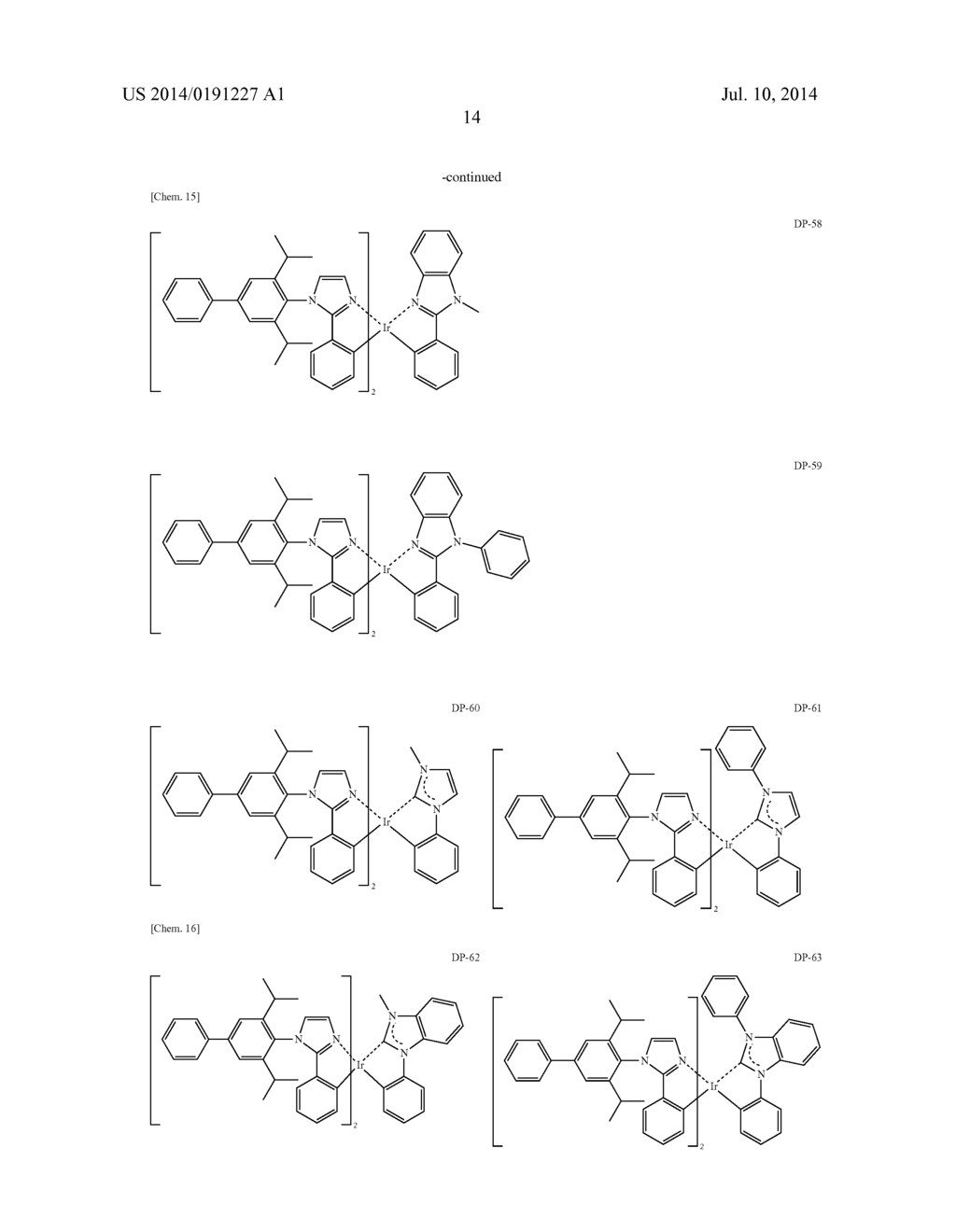 ORGANIC ELECTROLUMINESCENCE ELEMENT - diagram, schematic, and image 20