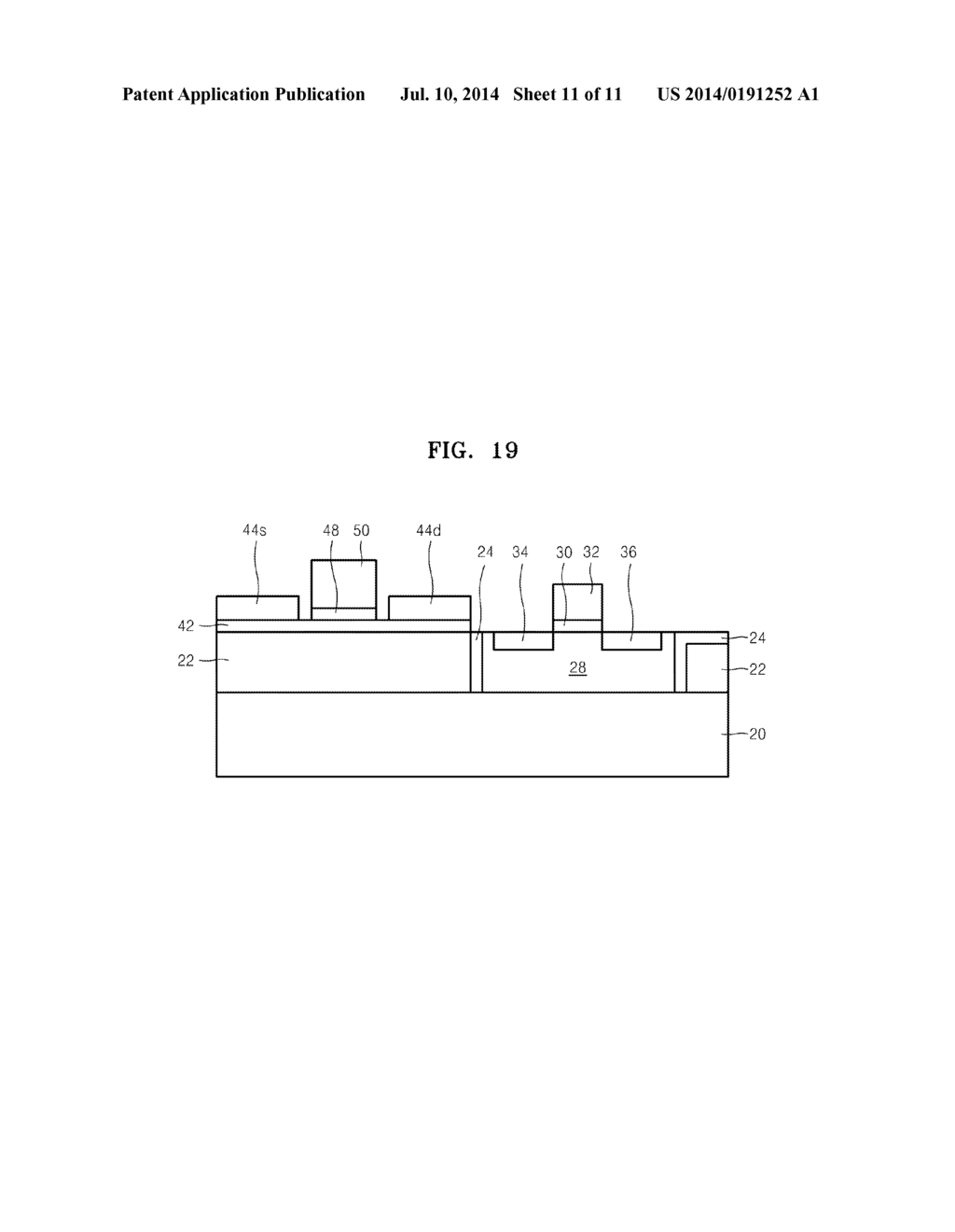 COMPLEMENTARY METAL OXIDE SEMICONDUCTOR DEVICE, OPTICAL APPARATUS     INCLUDING THE SAME, AND METHOD OF MANUFACTURING THE SAME - diagram, schematic, and image 12