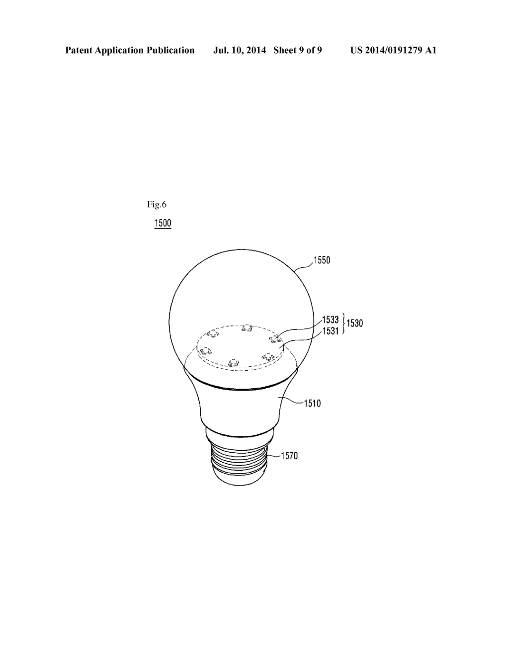 LIGHT EMITTING DEVICE AND LIGHTING SYSTEM - diagram, schematic, and image 10