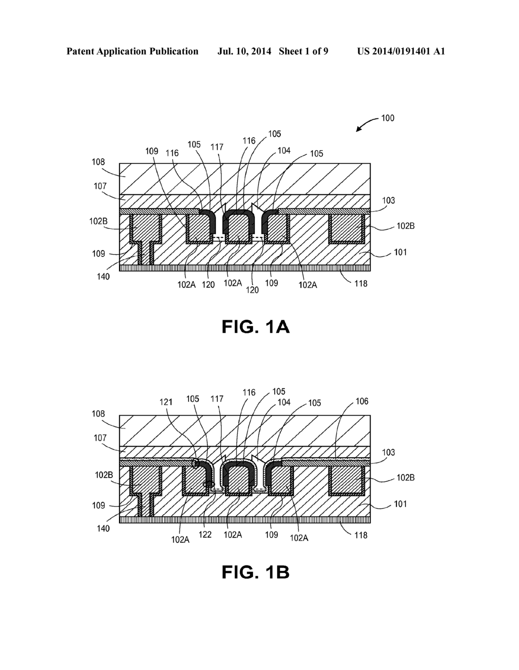 AIRGAP INTERCONNECT WITH HOOD LAYER AND METHOD OF FORMIING - diagram, schematic, and image 02