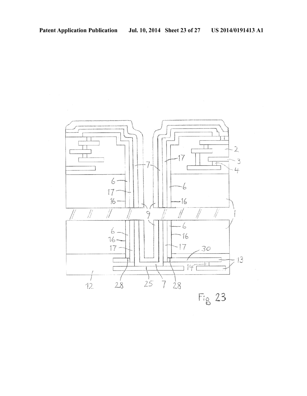 METHOD FOR PRODUCING A SEMICONDUCTOR DEVICE COMPRISING A CONDUCTOR LAYER     IN THE SEMICONDUCTOR BODY AND SEMICONDUCTOR BODY - diagram, schematic, and image 24