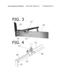 Removable vehicle door security lock diagram and image