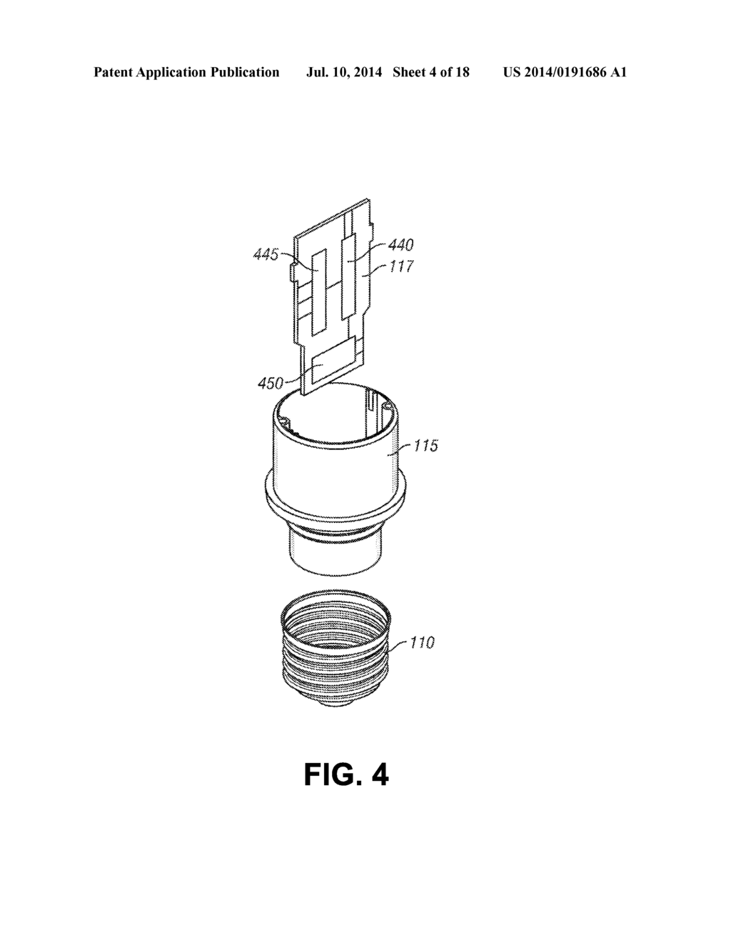 Adaptable Biologically-Adjusted Indirect Lighting Device and Associated     Methods - diagram, schematic, and image 05