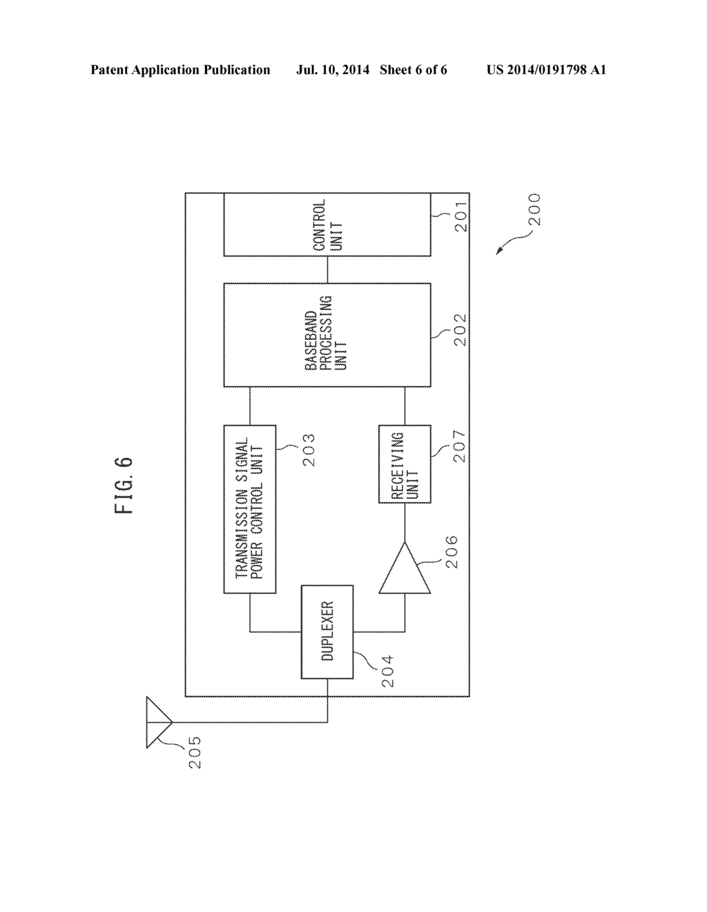 TRANSMISSION SIGNAL POWER CONTROL APPARATUS, COMMUNICATION APPARATUS AND     PREDISTORTION COEFFICIENT UPDATING METHOD - diagram, schematic, and image 07