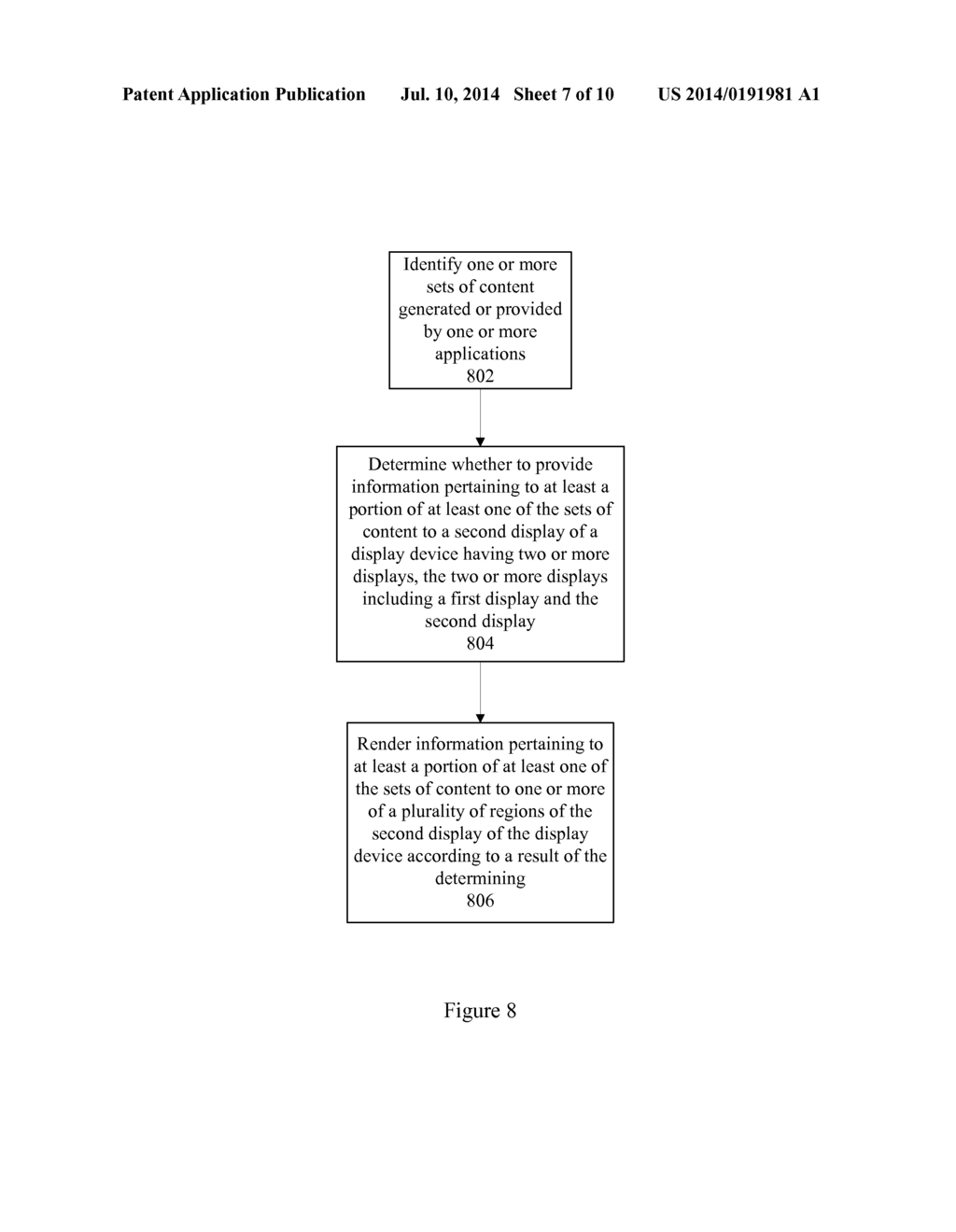 SYSTEM AND METHOD TO DISPLAY CONTEXTUAL INFORMATION ON A HANDHELD DEVICE     HAVING A SECONDARY AMBIENT DISPLAY - diagram, schematic, and image 08