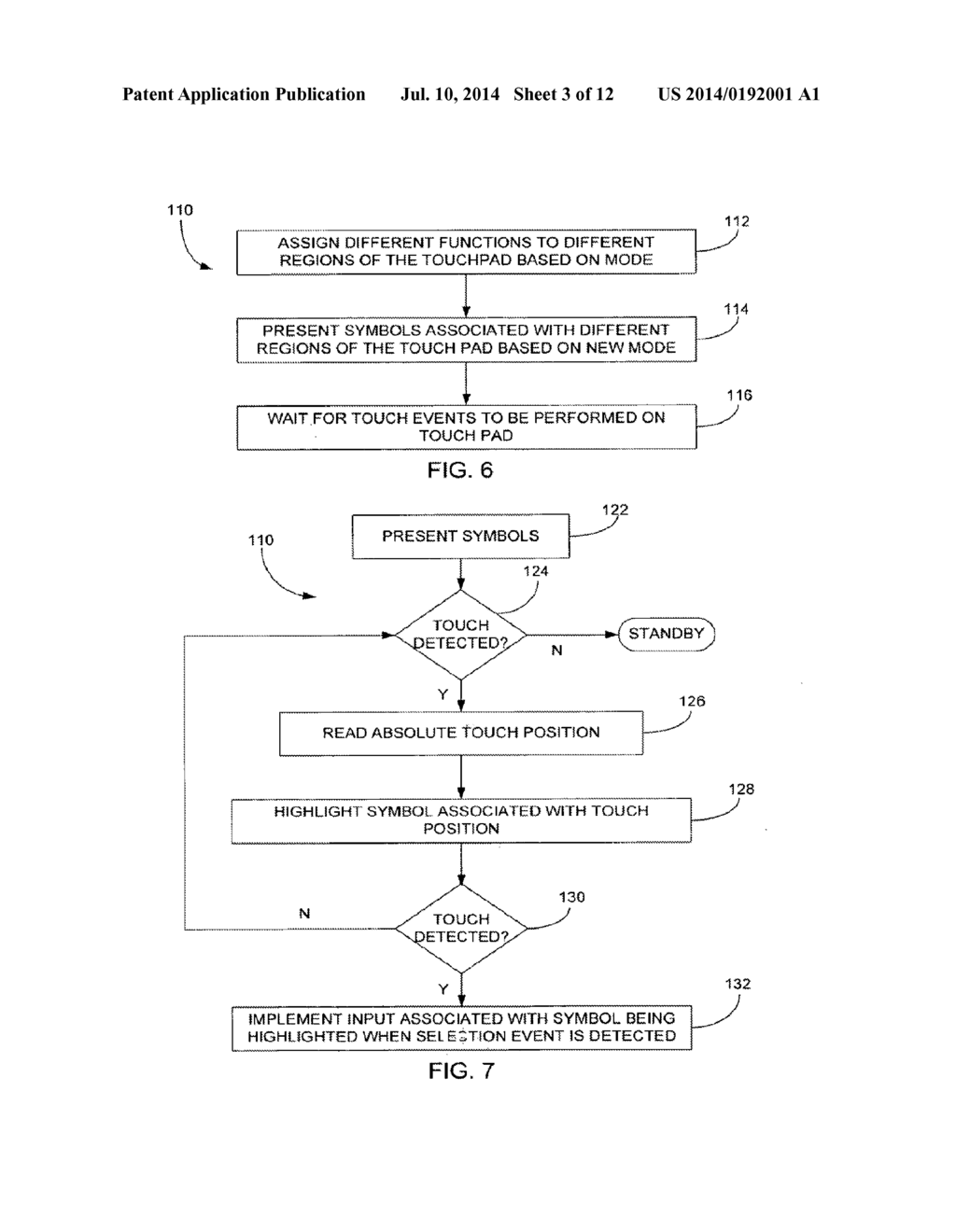 TOUCH PAD WITH SYMBOLS BASED ON MODE - diagram, schematic, and image 04