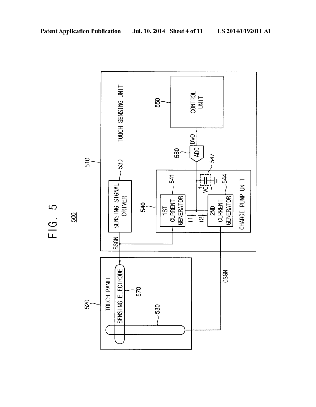 TOUCH-INPUT DETECTION DEVICE, TOUCH-SCREEN HAVING THE SAME, AND METHOD OF     DETECTING A TOUCH-INPUT - diagram, schematic, and image 05