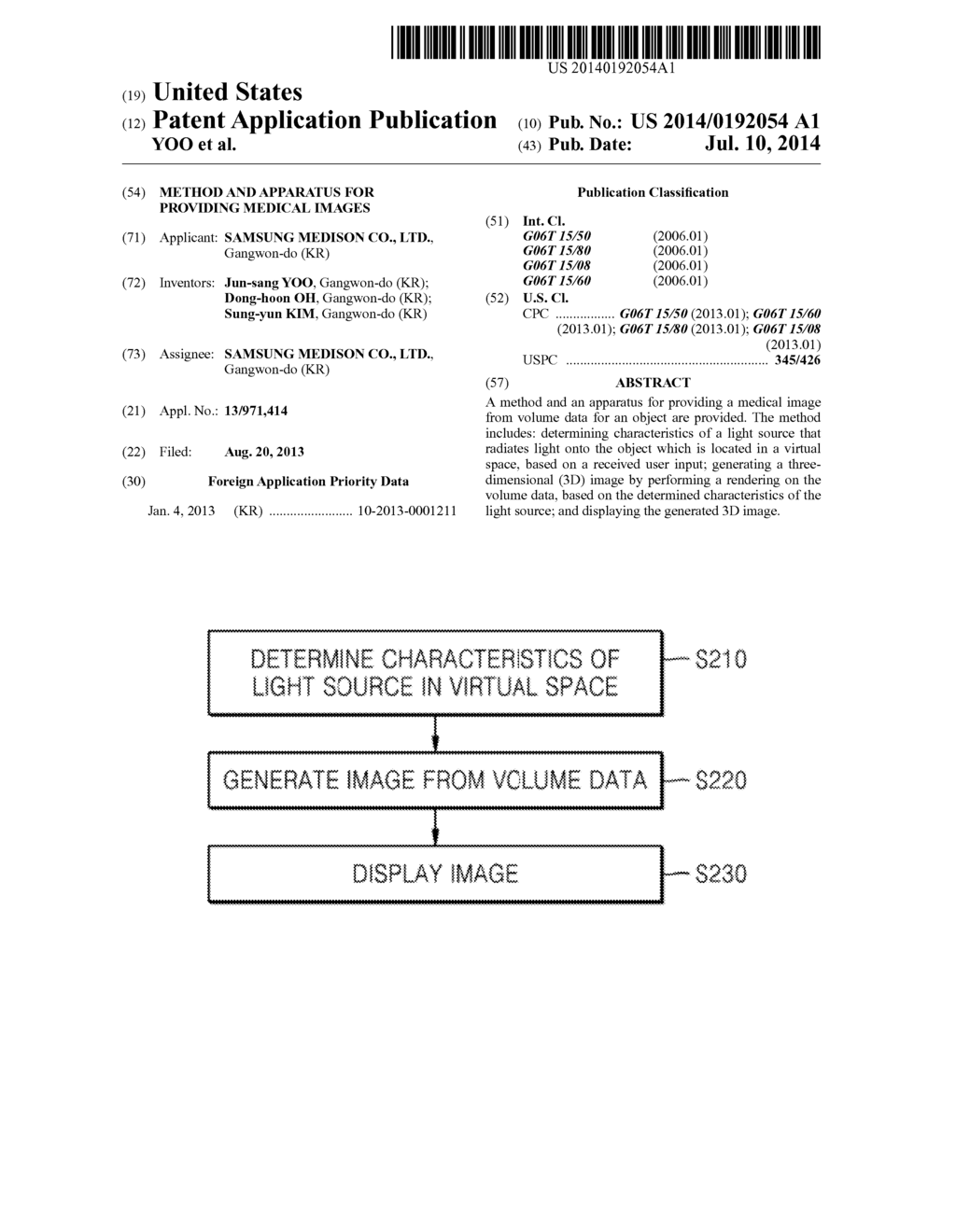 METHOD AND APPARATUS FOR PROVIDING MEDICAL IMAGES - diagram, schematic, and image 01