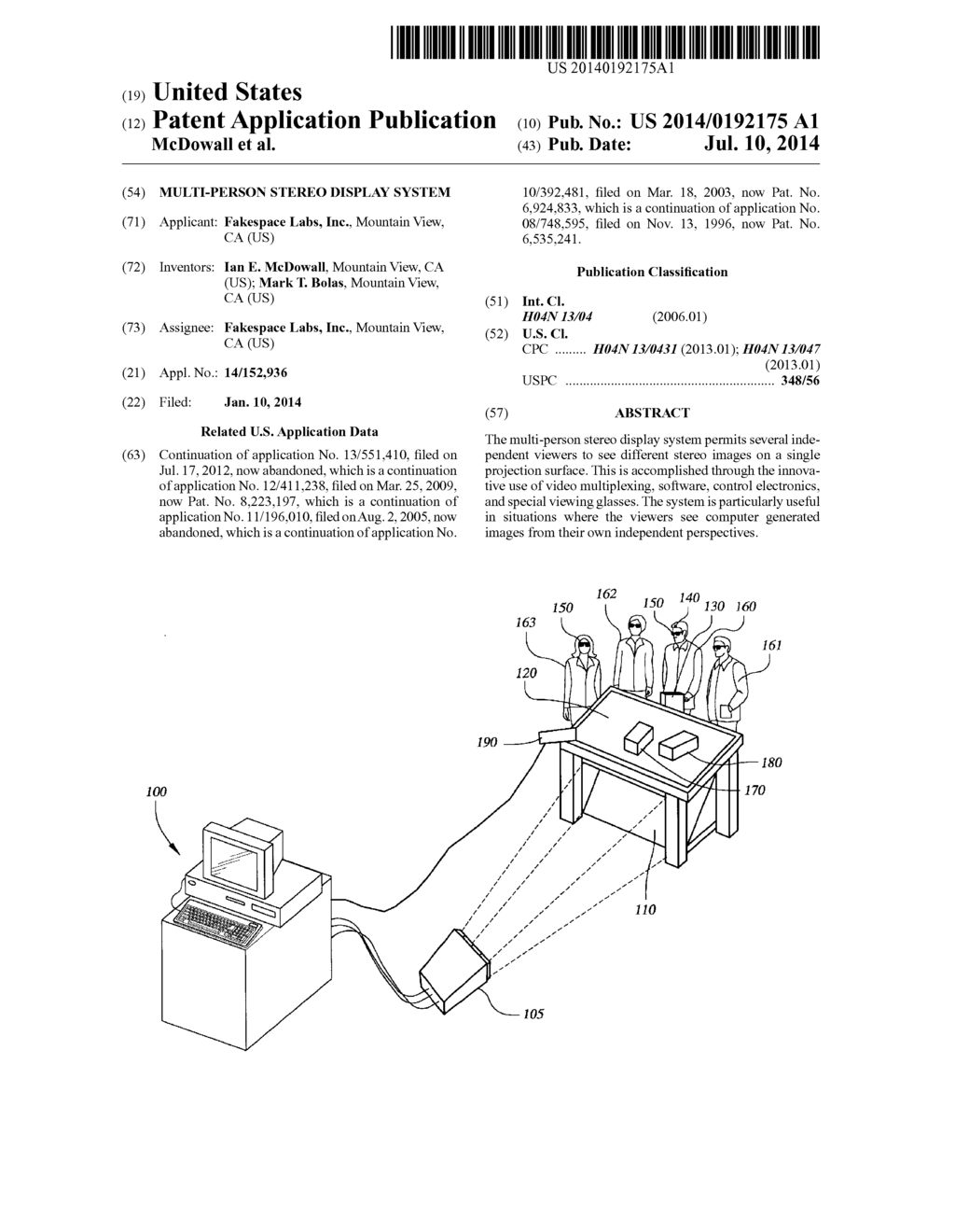 Multi-Person Stereo Display System - diagram, schematic, and image 01