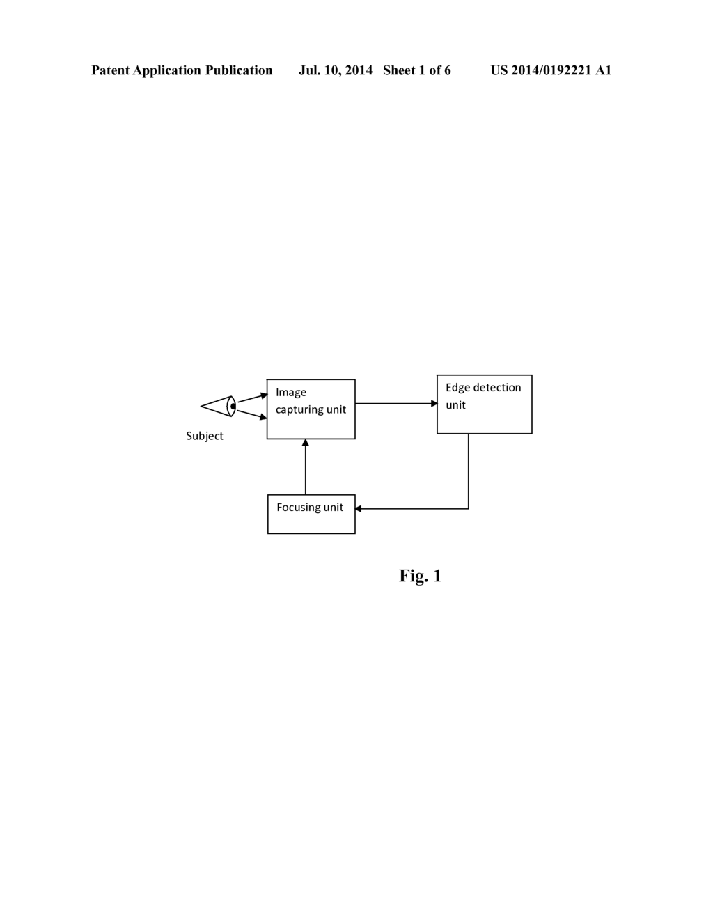 METHOD AND SYSTEM FOR DETECTING AND CAPTURING FOCUSED IMAGE - diagram, schematic, and image 02