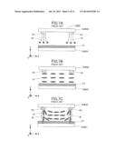Display device with display panel forming image display and LCD panel     having strip-shaped electrodes and light shielding portion diagram and image