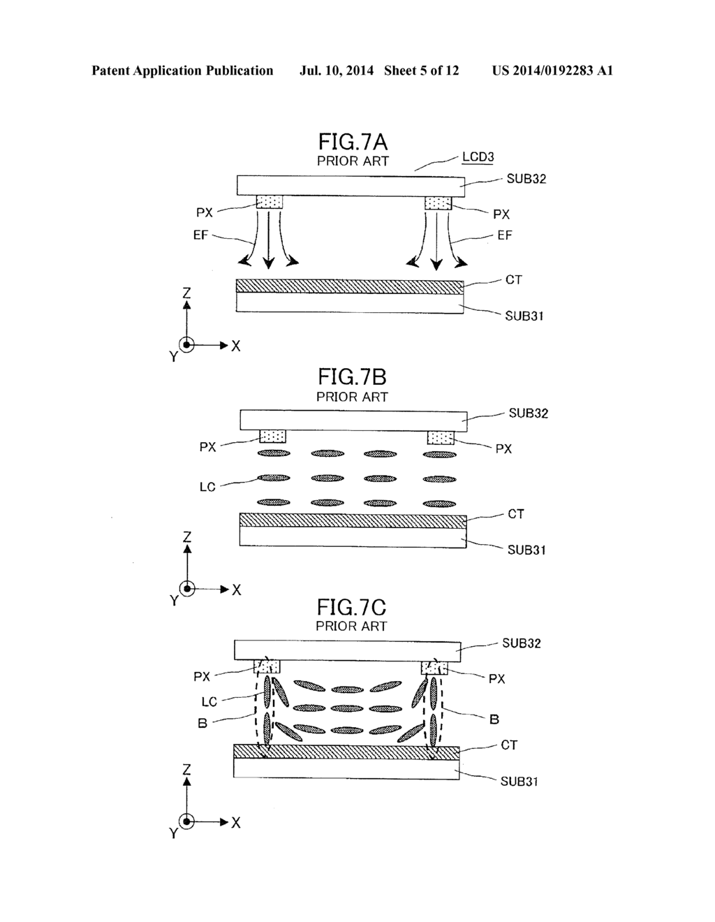 Display device with display panel forming image display and LCD panel     having strip-shaped electrodes and light shielding portion - diagram, schematic, and image 06