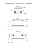 Display device with display panel forming image display and LCD panel     having strip-shaped electrodes and light shielding portion diagram and image