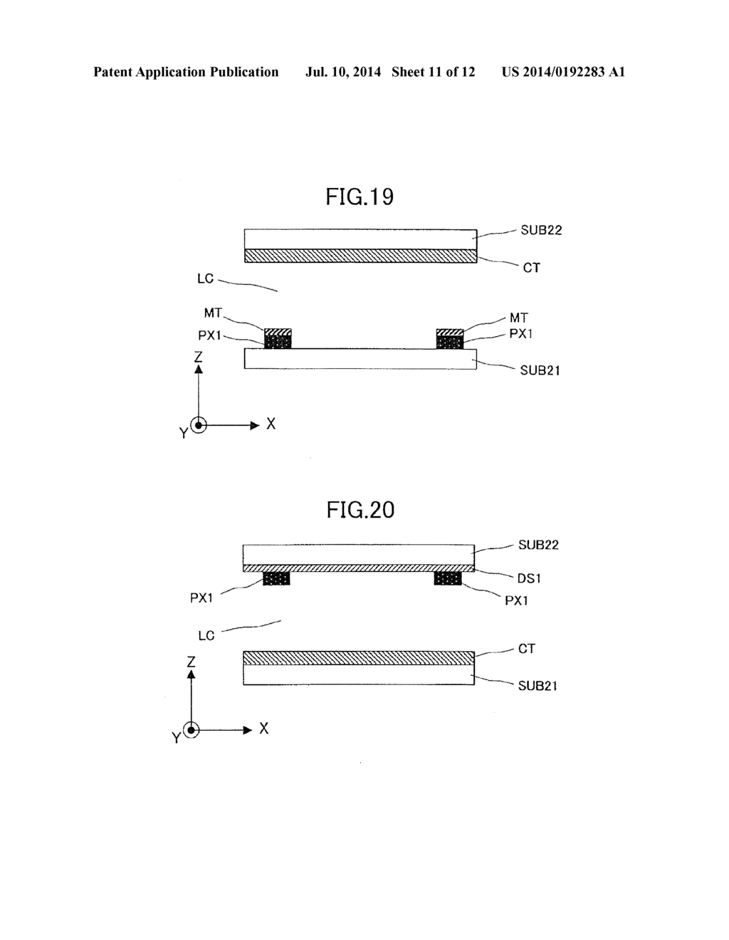 Display device with display panel forming image display and LCD panel     having strip-shaped electrodes and light shielding portion - diagram, schematic, and image 12