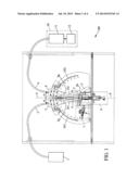 SUPPORT, APPARATUS AND METHOD FOR PERFORMING A REFLECTION MEASUREMENT ON     AN EYEGLASS diagram and image