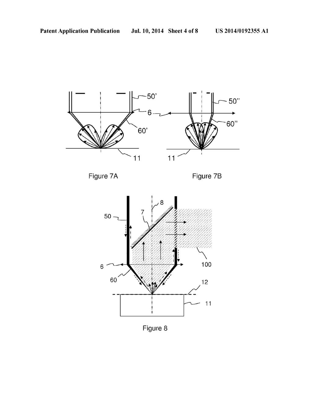 CONOSCOPIC ILLUMINATION OPTICAL DEVICE WITH A HOLLOW CONE FOR AN OPTICAL     MICROSCOPE AND METHOD OF OPTICAL MICROSCOPY IN CONOSCOPY - diagram, schematic, and image 05