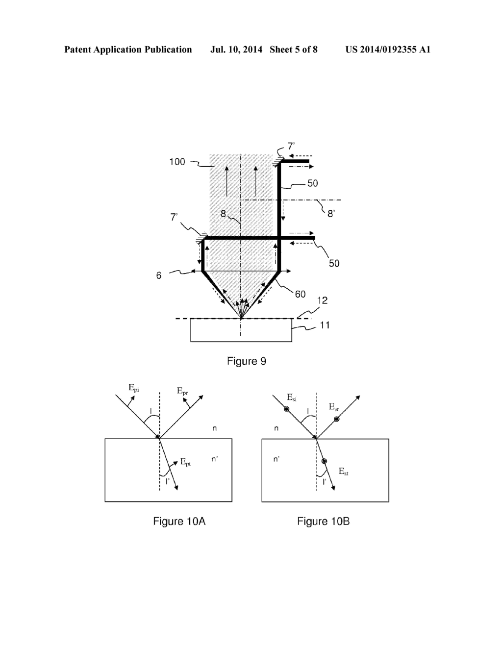 CONOSCOPIC ILLUMINATION OPTICAL DEVICE WITH A HOLLOW CONE FOR AN OPTICAL     MICROSCOPE AND METHOD OF OPTICAL MICROSCOPY IN CONOSCOPY - diagram, schematic, and image 06