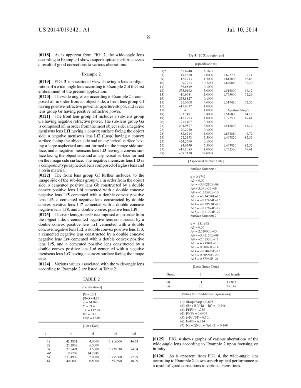 WIDE-ANGLE LENS, IMAGING APPARATUS, AND METHOD FOR MANUFACTURING     WIDE-ANGLE LENS - diagram, schematic, and image 33