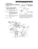 SLIDING CONVERSATION MIRROR ASSEMBLY WITH FRICTION TABS FOR VEHICLE     OVERHEAD CONSOLE diagram and image