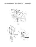 SLIDING CONVERSATION MIRROR ASSEMBLY WITH FRICTION TABS FOR VEHICLE     OVERHEAD CONSOLE diagram and image