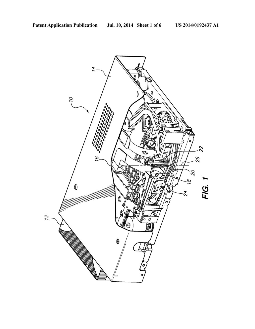 HEAD ROTATOR ASSEMBLY FOR TAPE DRIVE - diagram, schematic, and image 02