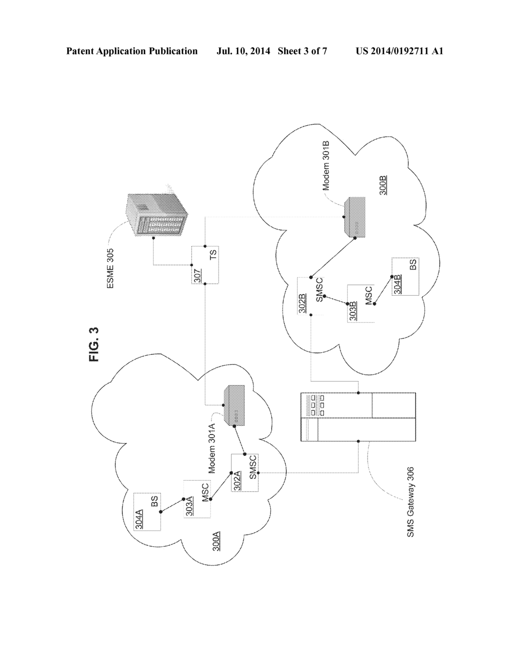 SYSTEM AND METHOD FOR SERVING BINARY SHORT MESSAGE SERVICE CONTENT TO     DIFFERENT WIRELESS NETWORKS - diagram, schematic, and image 04