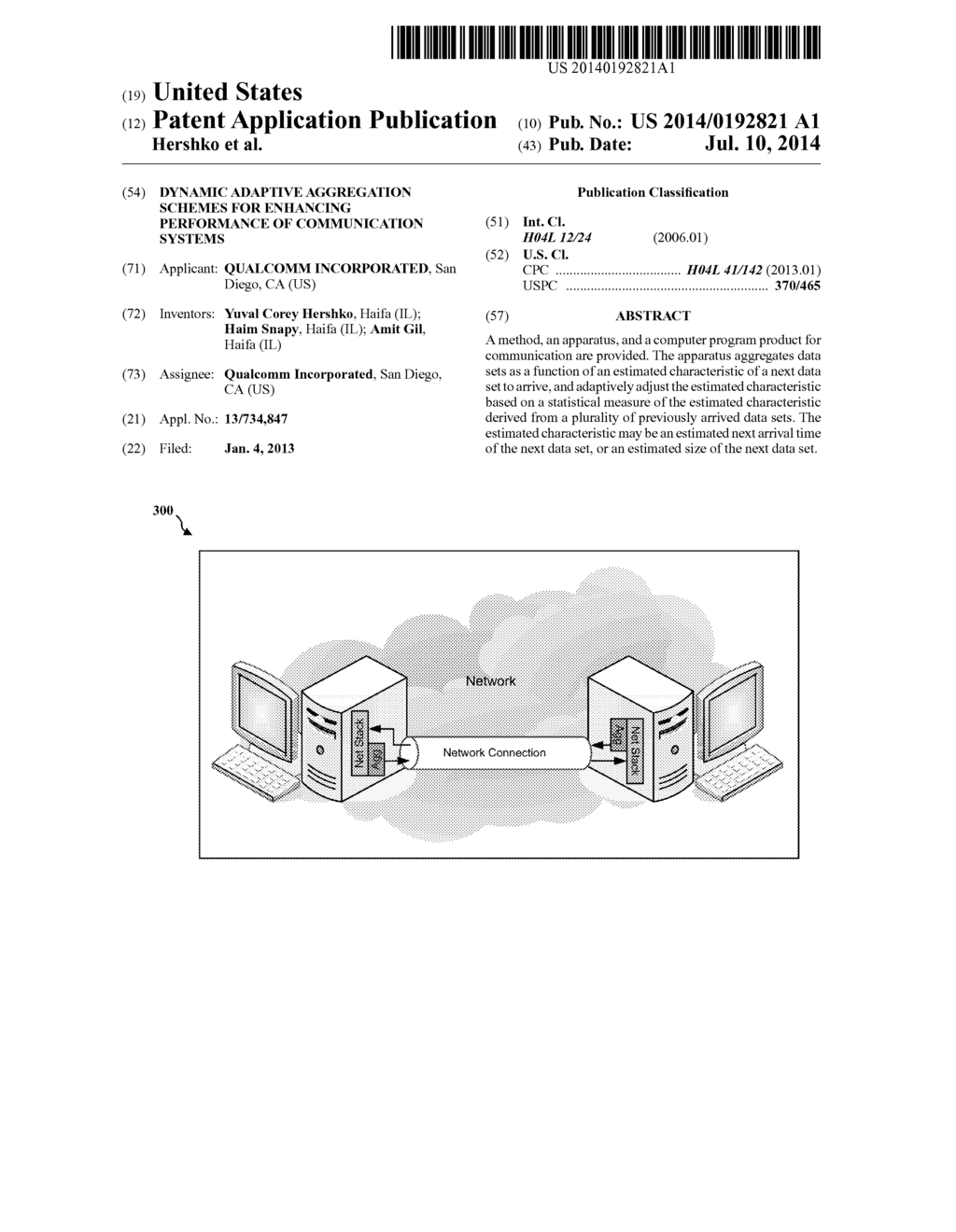 DYNAMIC ADAPTIVE AGGREGATION SCHEMES FOR ENHANCING PERFORMANCE OF     COMMUNICATION SYSTEMS - diagram, schematic, and image 01