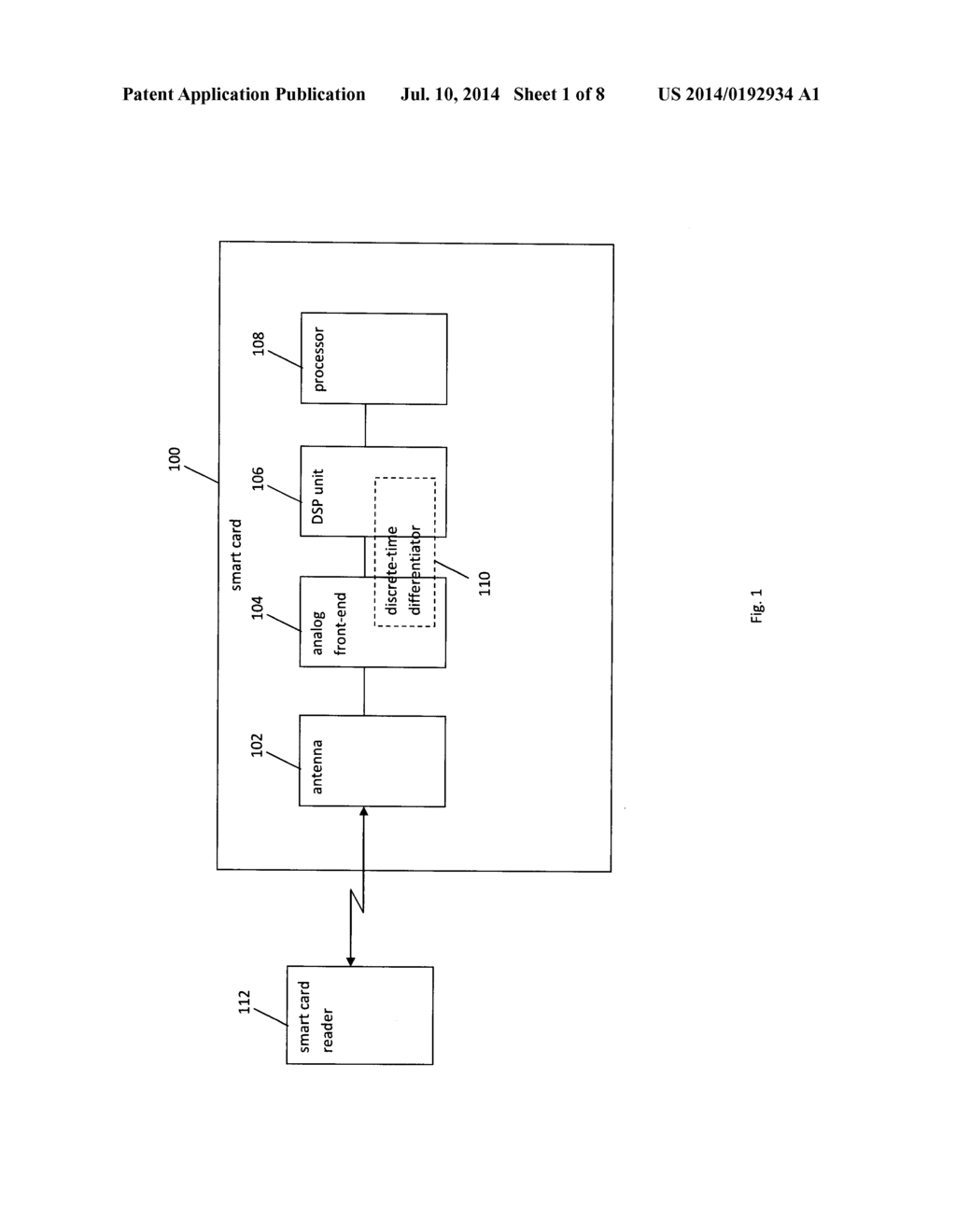 RECEIVER FILTER FOR DC-WANDER REMOVAL IN A CONTACTLESS SMARTCARD - diagram, schematic, and image 02