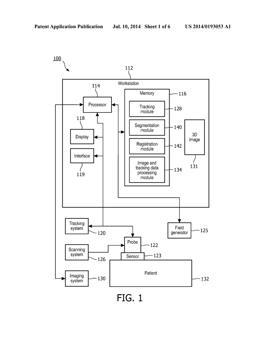 SYSTEM AND METHOD FOR AUTOMATED INITIALIZATION AND REGISTRATION OF     NAVIGATION SYSTEM - diagram, schematic, and image 02