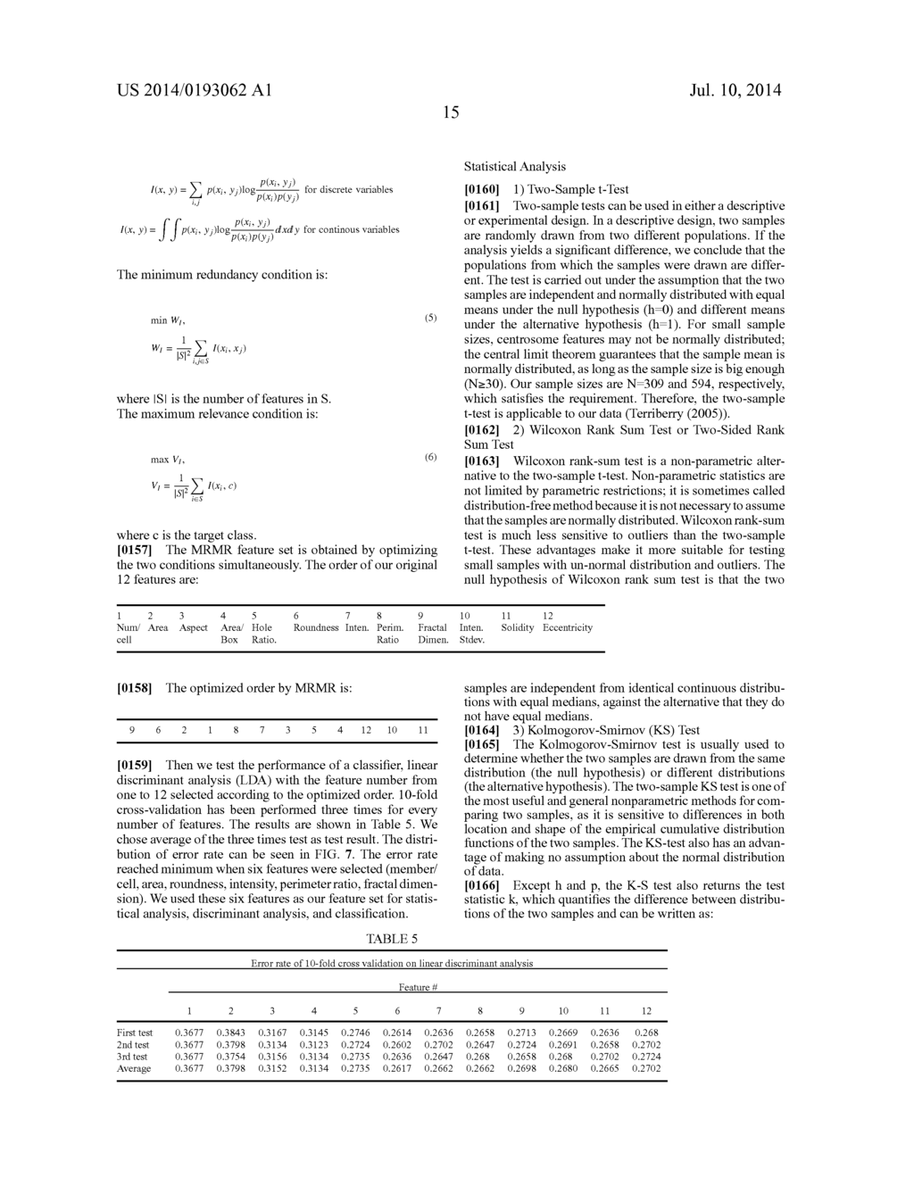 METHODS AND APPARATUS FOR DIAGNOSIS AND/OR PROGNOSIS OF CANCER - diagram, schematic, and image 40