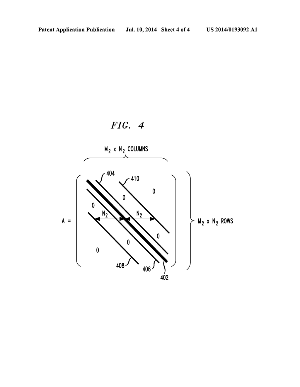 SUPERRESOLUTION IMAGE PROCESSING USING AN INVERTIBLE SPARSE MATRIX - diagram, schematic, and image 05