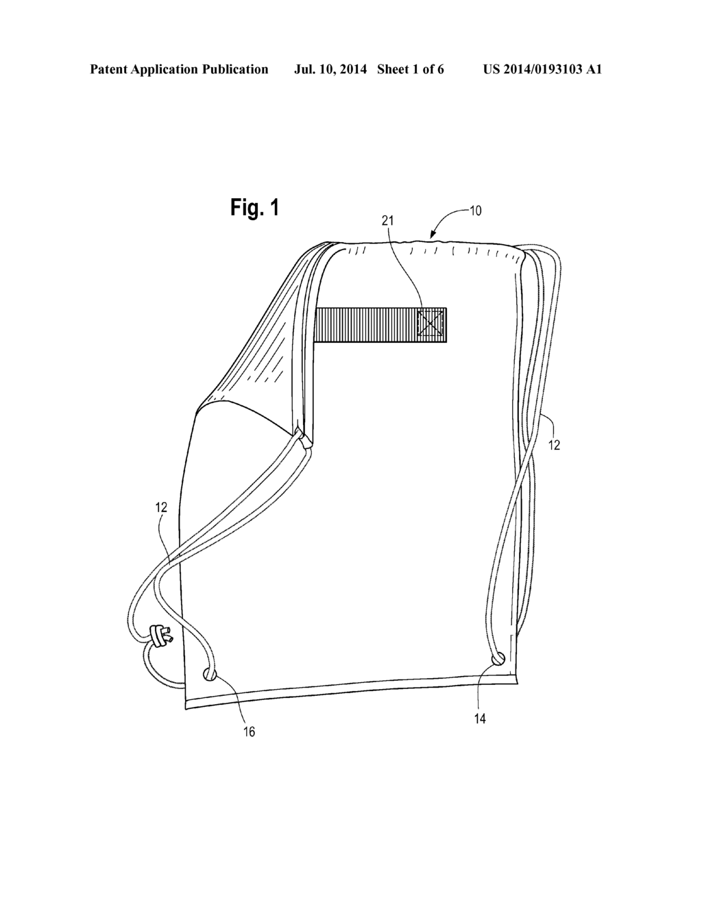 Lockable Bag with Secure Mounting Means - diagram, schematic, and image 02