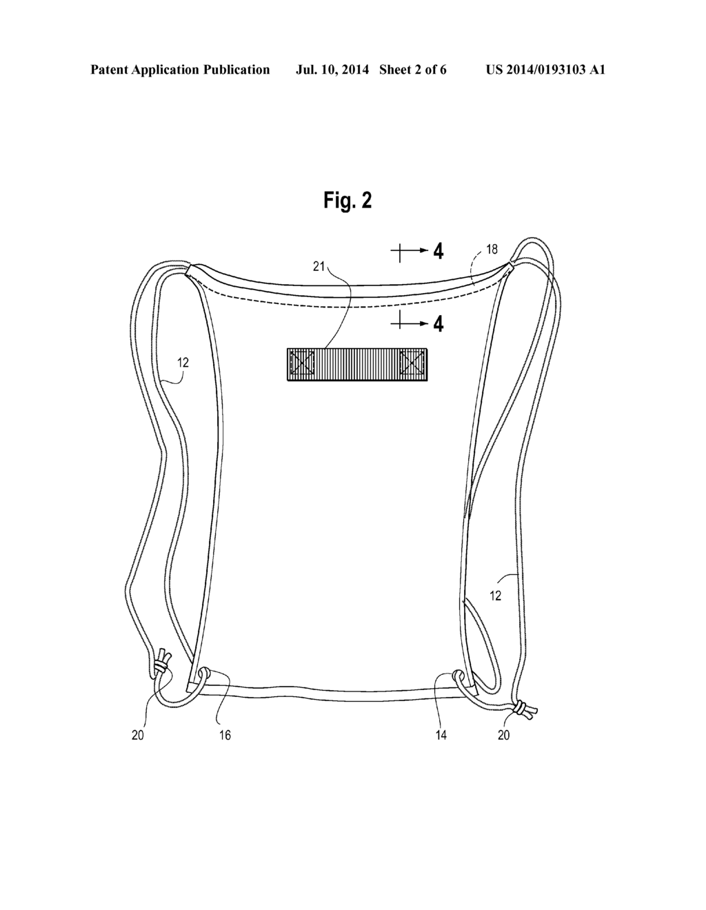 Lockable Bag with Secure Mounting Means - diagram, schematic, and image 03