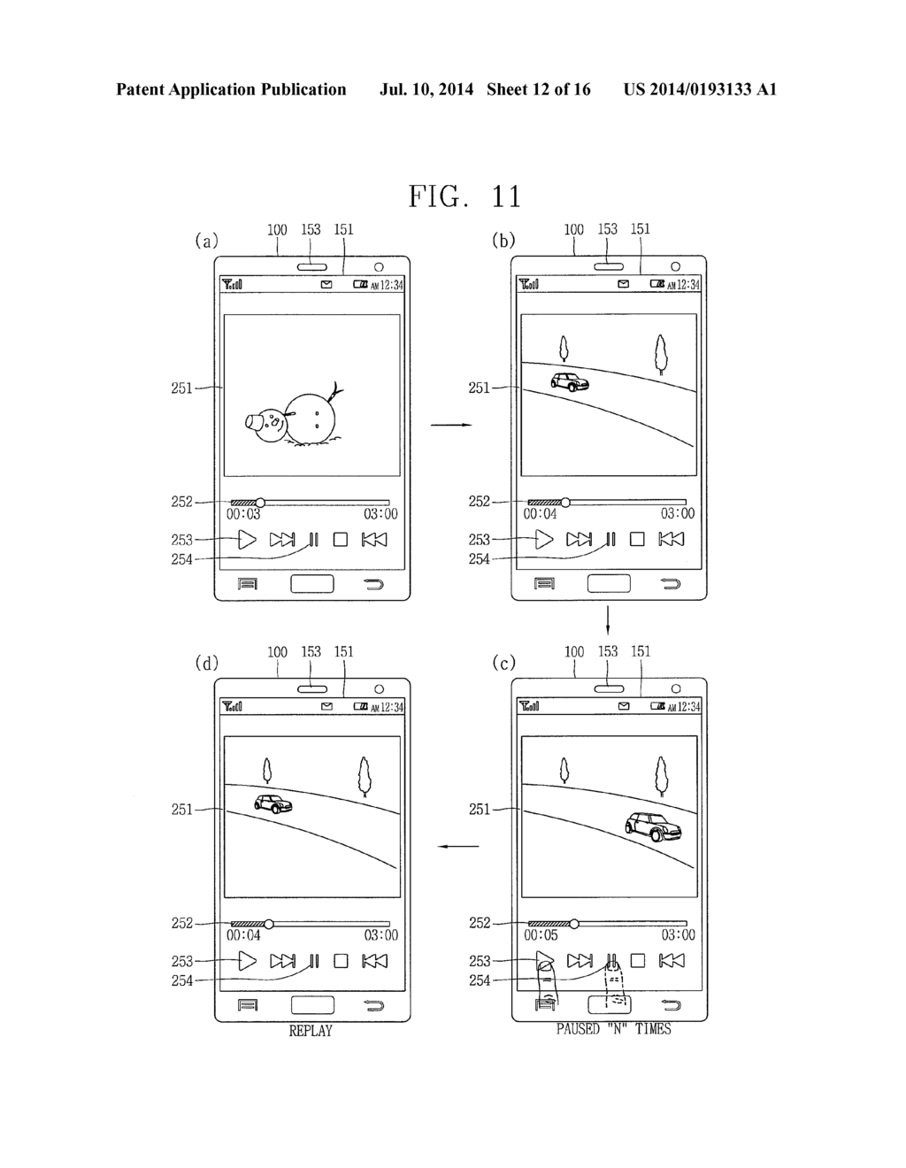 MOBILE TERMINAL AND CONTROL METHOD THEREOF - diagram, schematic, and image 13