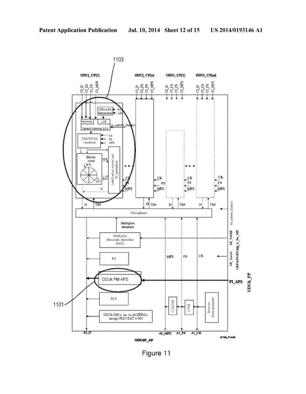 Apparatus and Method For Optical Transport Networks - diagram, schematic, and image 13