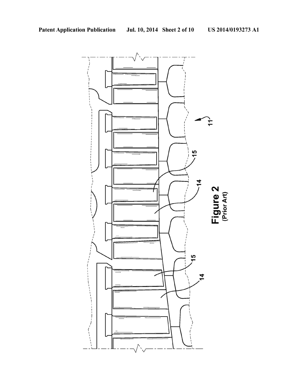 INTERIOR CONFIGURATION FOR TURBINE ROTOR  BLADE - diagram, schematic, and image 03