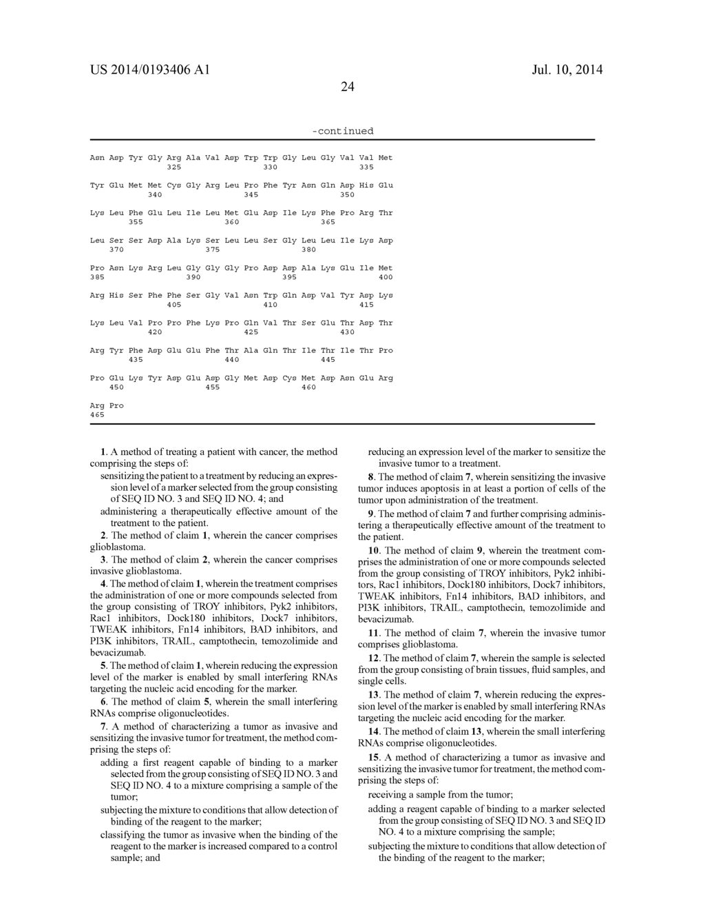 METHODS USED IN IDENTIFYING GLIOBLASTOMA - diagram, schematic, and image 51