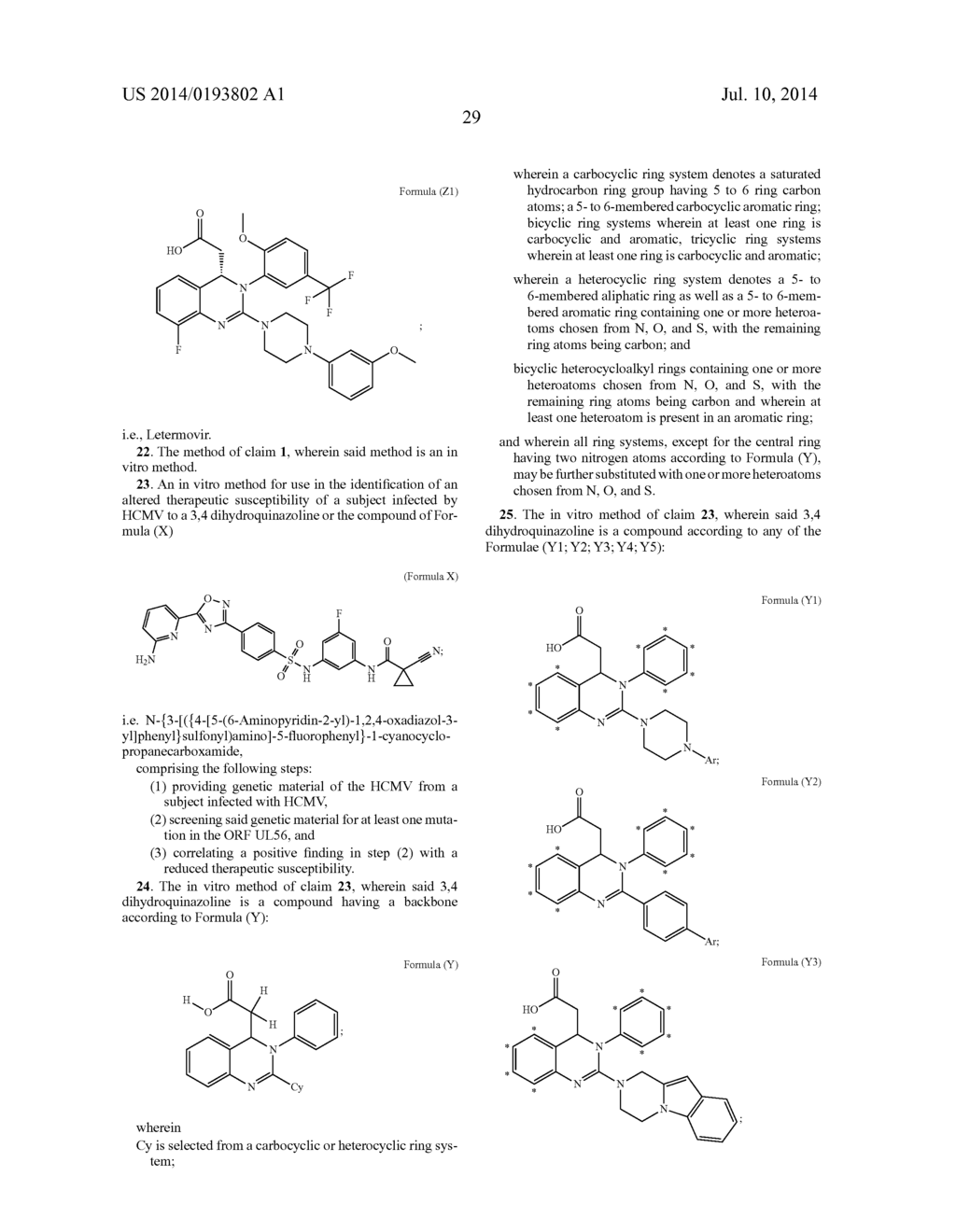 IDENTIFICATION OF AN ALTERED THERAPEUTIC SUSCEPTIBILITY TO ANTI-HCMV     COMPOUNDS AND OF A RESISTANCE AGAINST ANTI-HCMV COMPOUNDS - diagram, schematic, and image 31