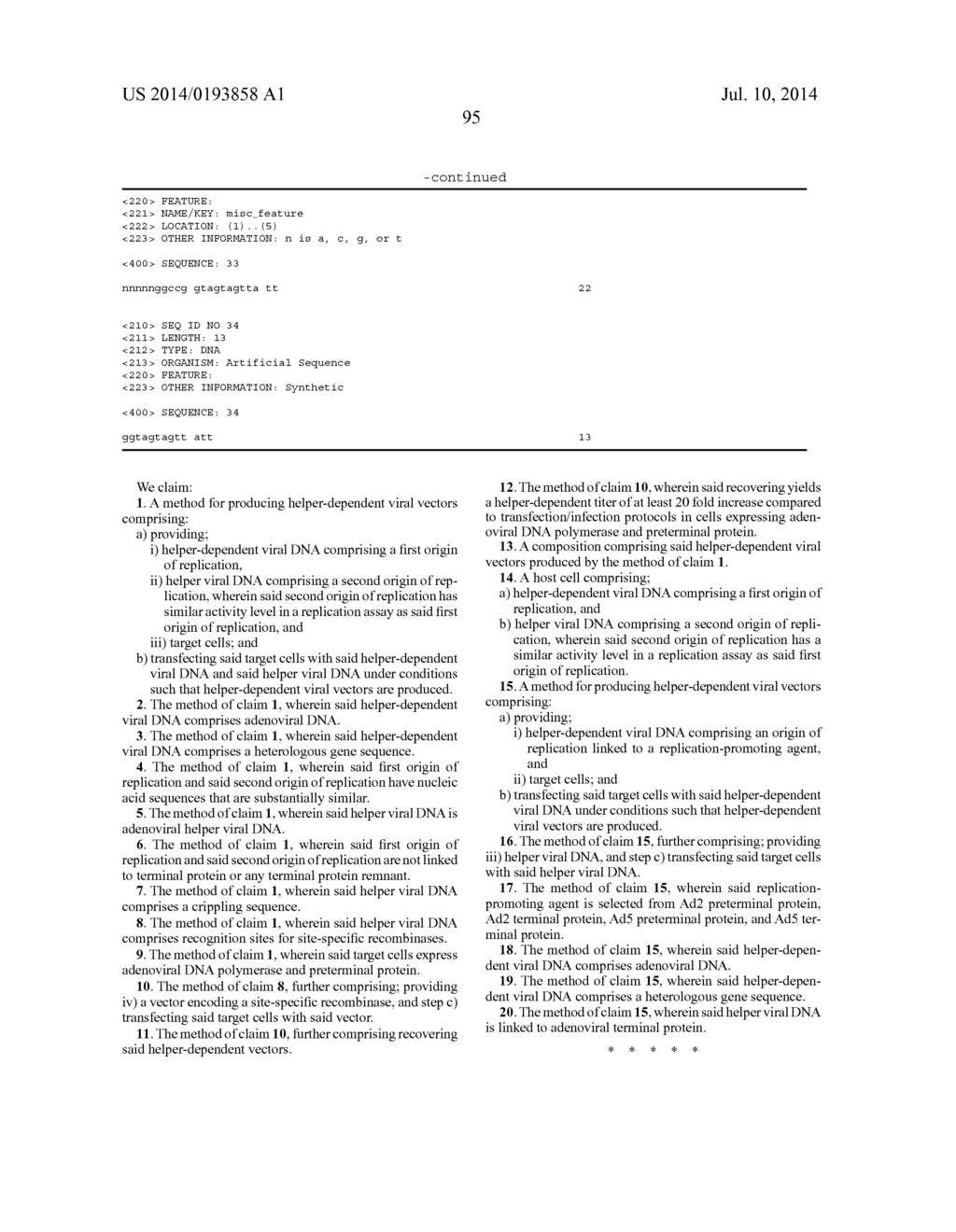 PRODUCTION OF VIRAL VECTORS - diagram, schematic, and image 145