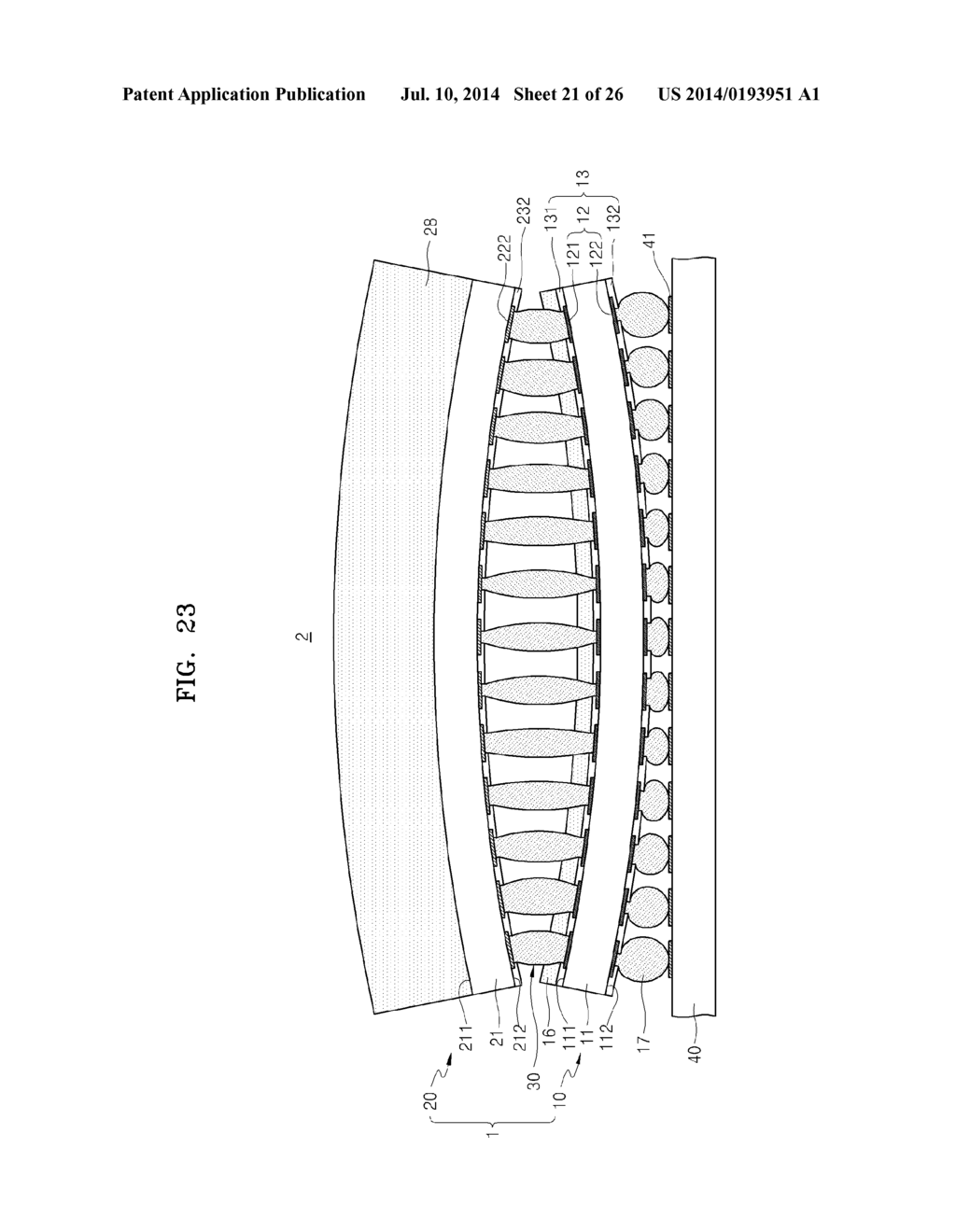 STACKED SEMICONDUCTOR PACKAGE INCLUDING CONNECTIONS ELECTRICALLY     CONNECTING FIRST AND SECOND SEMICONDUCTOR PACKAGES - diagram, schematic, and image 22